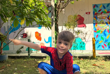 G3B - Dia do Cabelo Maluco na Escola Íntegra! 🎨💙