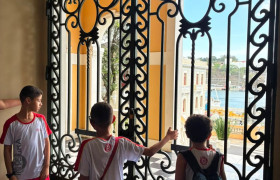 Alunos do 4º e 5º ano tiveram a oportunidade de conhecer o Palácio Anchieta